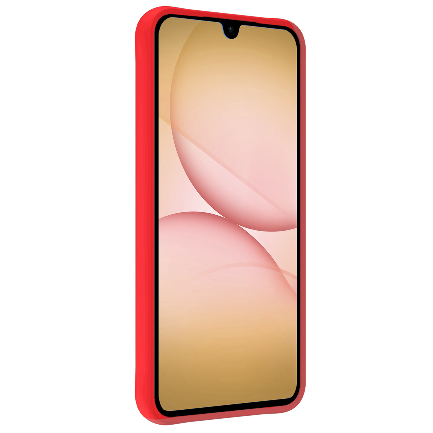 Nomfy Nomfy Samsung Galaxy A17 Hoesje Siliconen - Rood - 2 PACK