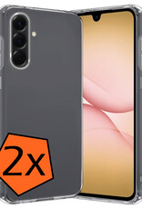 Nomfy Nomfy Samsung Galaxy A17 Hoesje Siliconen - Transparant - 2 PACK