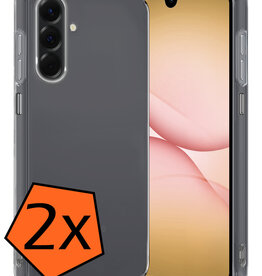 Nomfy Nomfy Samsung Galaxy A17 Hoesje Siliconen - Transparant - 2 PACK