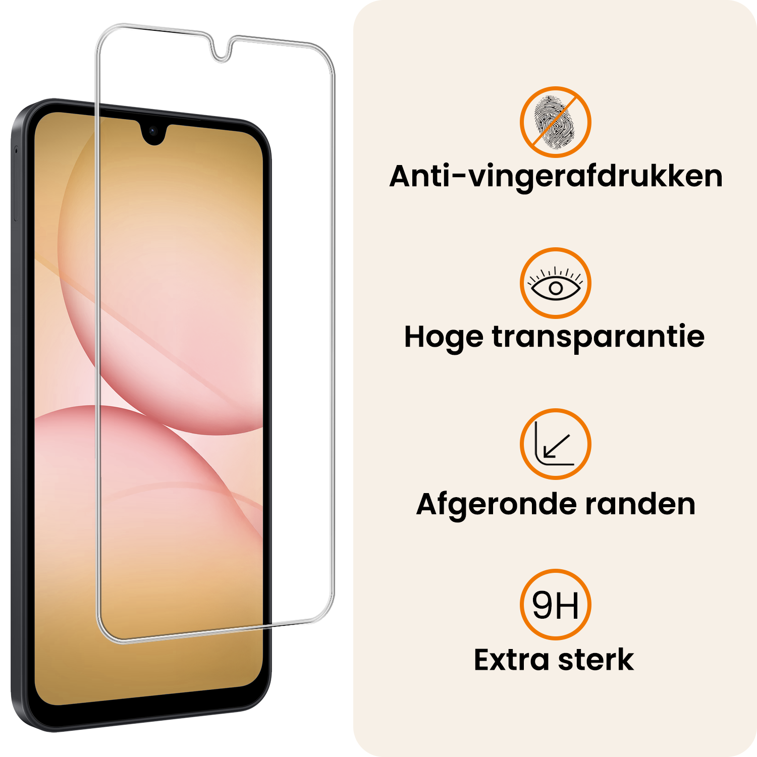 Nomfy Nomfy Samsung Galaxy A17 Hoesje Bookcase Met Screenprotector - Turquoise