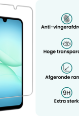 Forterra Forterra Samsung Galaxy A17 Hoesje Bookcase Met 2x Screenprotector - Turquoise