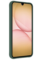 Nomfy Nomfy Samsung Galaxy A17 Hoesje Siliconen Met 2x Screenprotector - Donkergroen