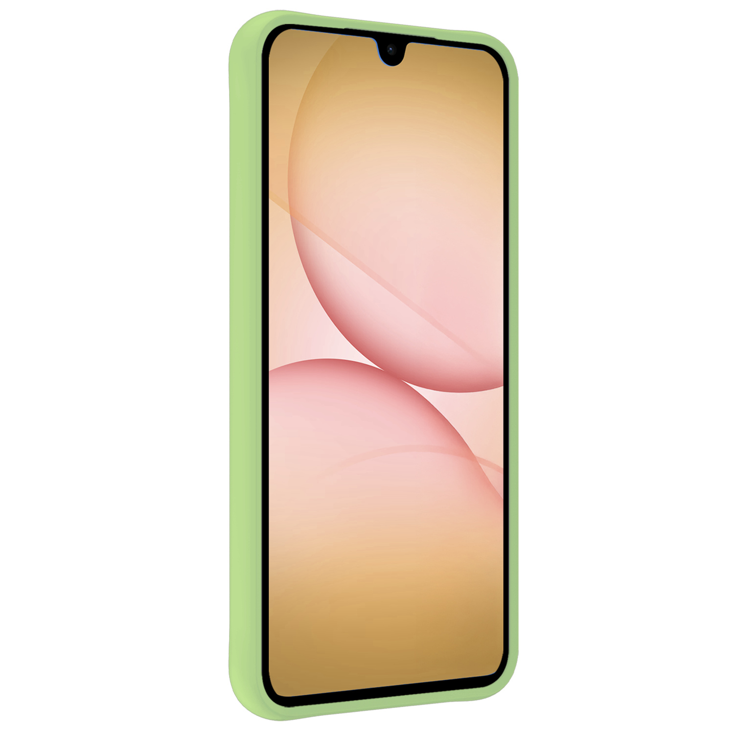 Nomfy Nomfy Samsung Galaxy A17 Hoesje Siliconen Met 2x Screenprotector - Groen