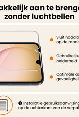 Nomfy Nomfy Samsung Galaxy A17 Hoesje Siliconen Met 2x Screenprotector - Lila