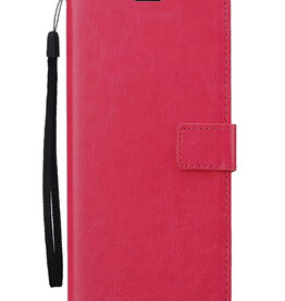 Nomfy Nomfy Samsung Galaxy A17 Hoesje Bookcase - Donkerroze