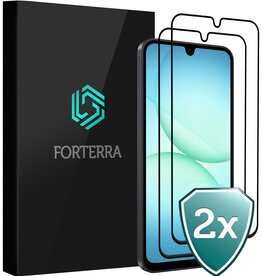 Forterra Forterra Samsung Galaxy A17 Screenprotector Glas Full Cover - 2 PACK