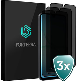 Forterra Forterra Samsung Galaxy A17 Screenprotector Glas Privacy - 3 PACK