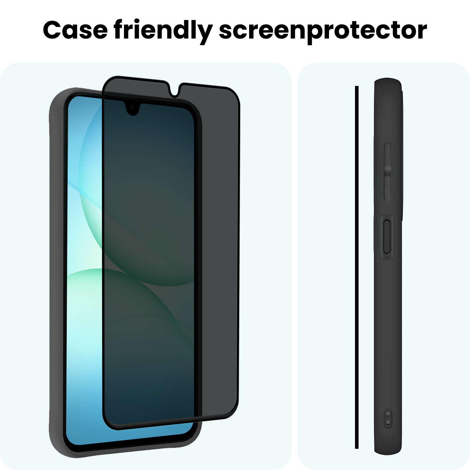 Forterra Forterra Samsung Galaxy A17 Screenprotector Glas Privacy - 3 PACK