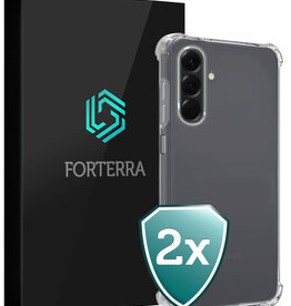 Forterra Forterra Samsung Galaxy A17 Hoesje Shockproof - Transparant - 2 PACK