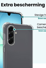 Forterra Forterra Samsung Galaxy A17 Hoesje Shockproof - Transparant - 2 PACK