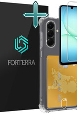 Forterra Forterra Samsung Galaxy A17 Hoesje Pashouder Met Screenprotector