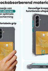 Forterra Forterra Samsung Galaxy A17 Hoesje Pashouder Met Screenprotector