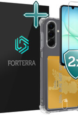 Forterra Forterra Samsung Galaxy A17 Hoesje Pashouder Met 2x Screenprotector