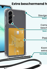 Forterra Forterra Samsung Galaxy A17 Hoesje Pashouder met Koord