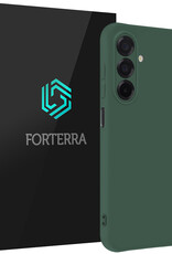 Forterra Forterra Samsung Galaxy A17 Hoesje Siliconen - Donkergroen