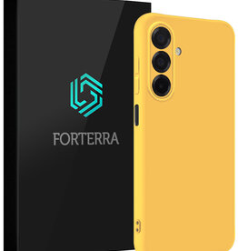 Forterra Forterra Samsung Galaxy A17 Hoesje Siliconen - Geel