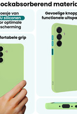 Forterra Forterra Samsung Galaxy A17 Hoesje Siliconen - Groen