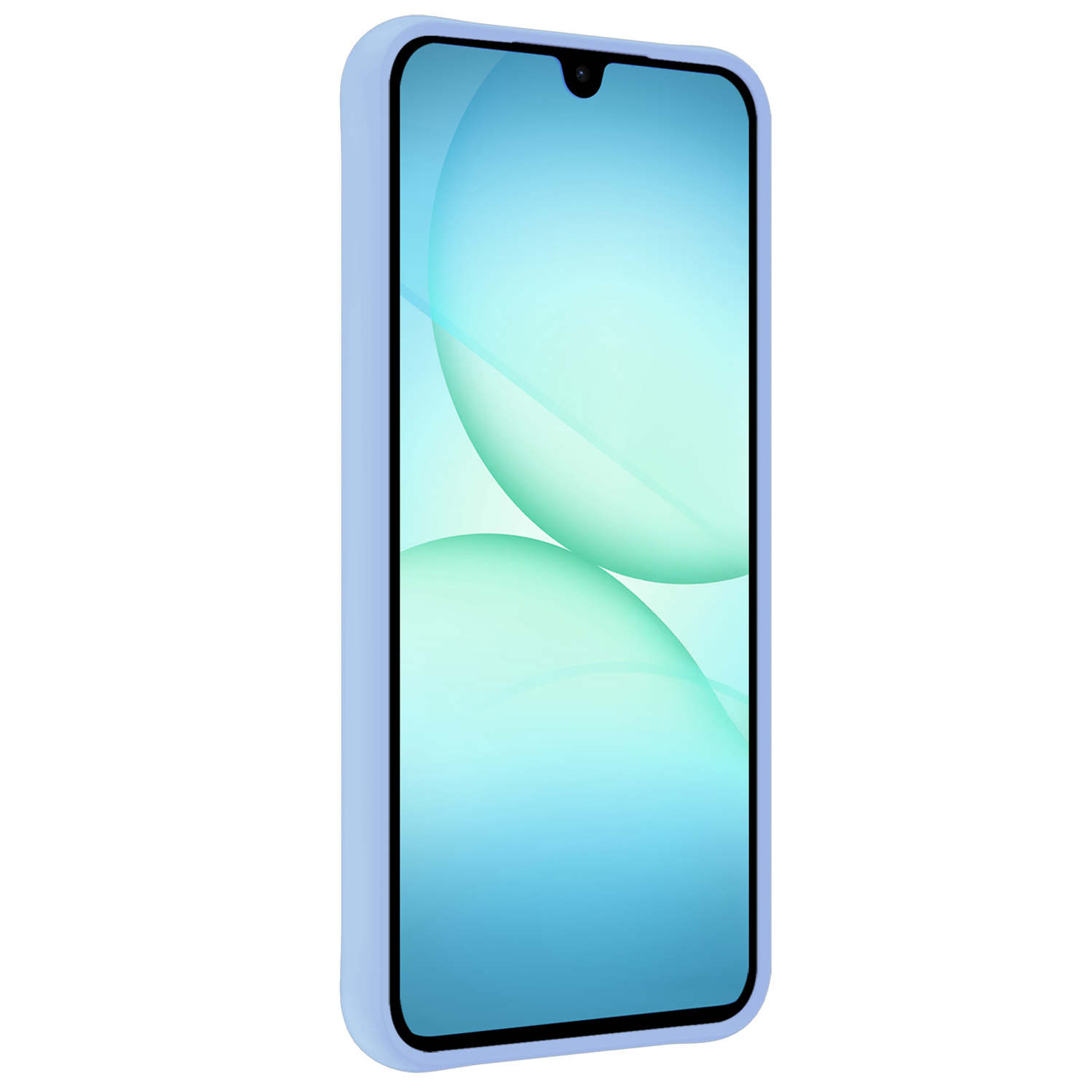Forterra Forterra Samsung Galaxy A17 Hoesje Siliconen - Lichtblauw