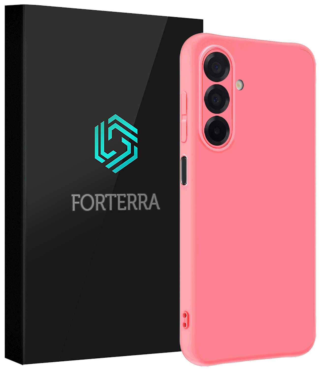 Forterra Forterra Samsung Galaxy A17 Hoesje Siliconen - Lichtroze