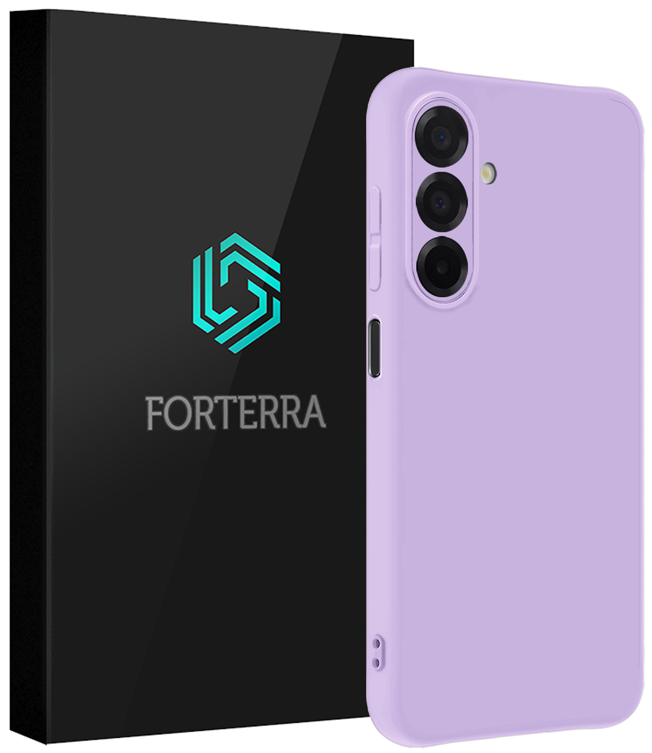 Forterra Forterra Samsung Galaxy A17 Hoesje Siliconen - Lila