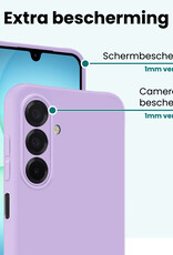 Forterra Forterra Samsung Galaxy A17 Hoesje Siliconen - Lila