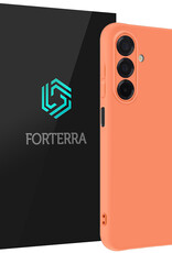 Forterra Forterra Samsung Galaxy A17 Hoesje Siliconen - Perzik
