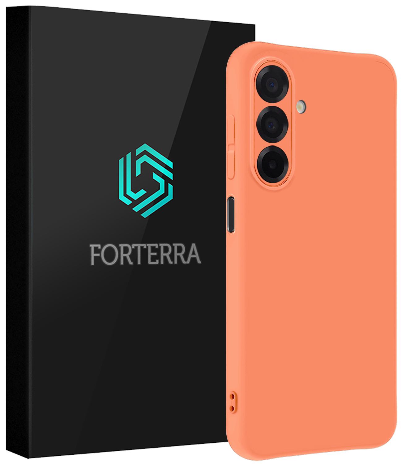 Forterra Forterra Samsung Galaxy A17 Hoesje Siliconen - Perzik