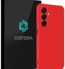 Forterra Forterra Samsung Galaxy A17 Hoesje Siliconen - Rood