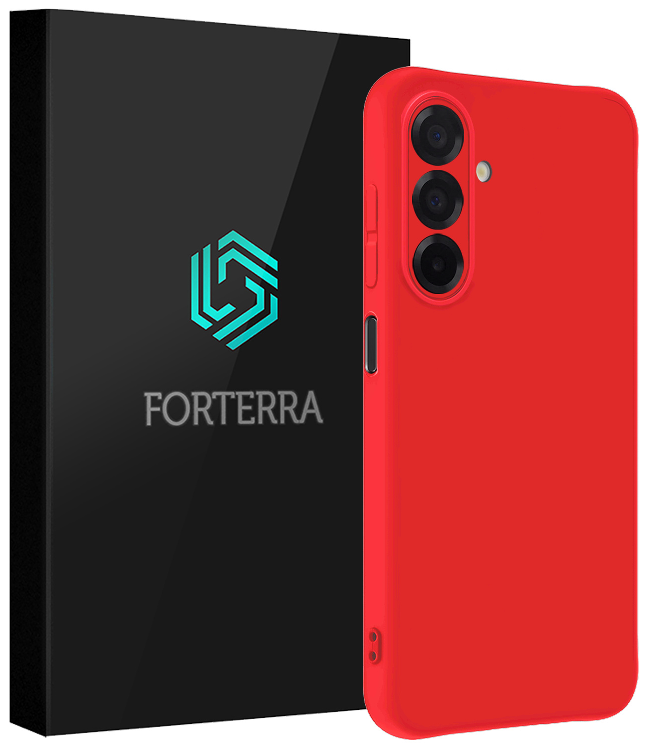Forterra Forterra Samsung Galaxy A17 Hoesje Siliconen - Rood