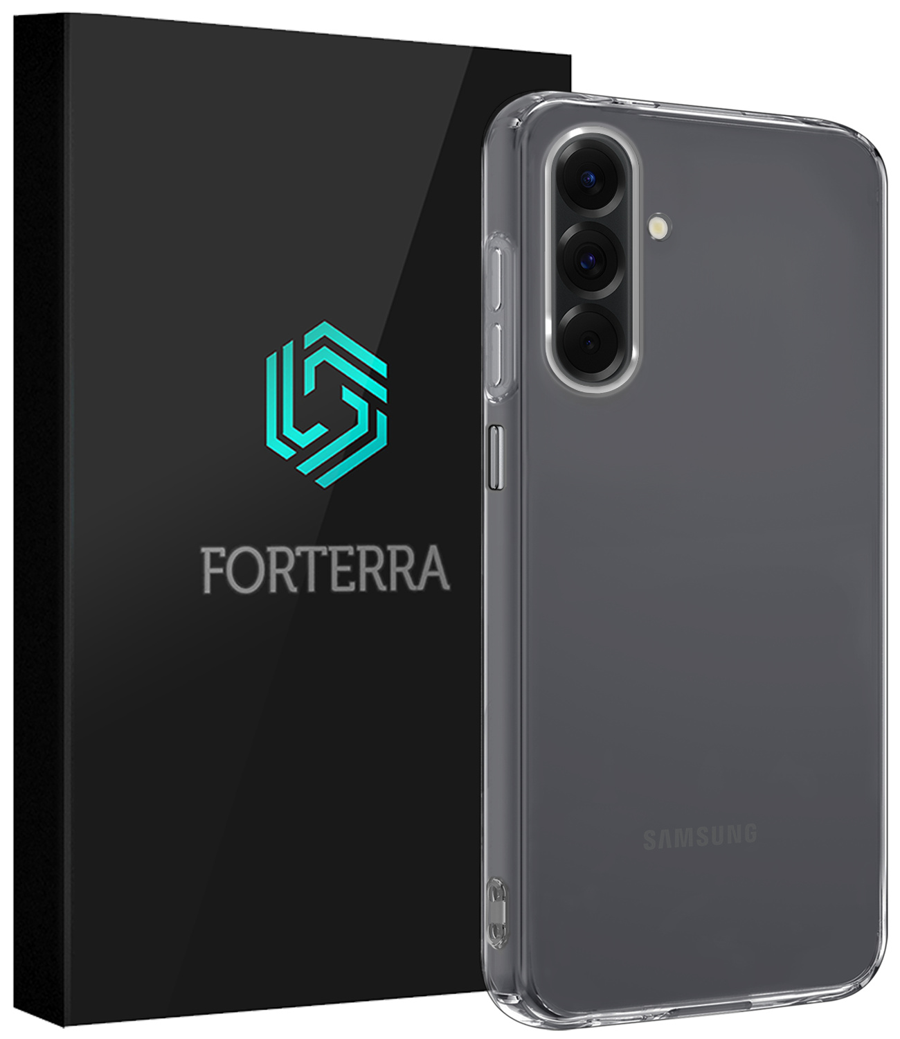 Forterra Forterra Samsung Galaxy A17 Hoesje Siliconen - Transparant