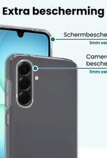 Forterra Forterra Samsung Galaxy A17 Hoesje Siliconen - Transparant