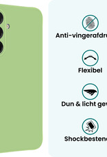 Forterra Forterra Samsung Galaxy A17 Hoesje Siliconen - Groen - 2 PACK