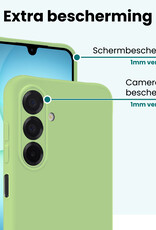 Forterra Forterra Samsung Galaxy A17 Hoesje Siliconen - Groen - 2 PACK