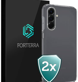 Forterra Forterra Samsung Galaxy A17 Hoesje Siliconen - Transparant - 2 PACK