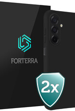 Forterra Forterra Samsung Galaxy A17 Hoesje Siliconen - Zwart - 2 PACK