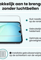 Forterra Forterra Samsung Galaxy A17 Hoesje Siliconen Met Screenprotector - Donkergroen