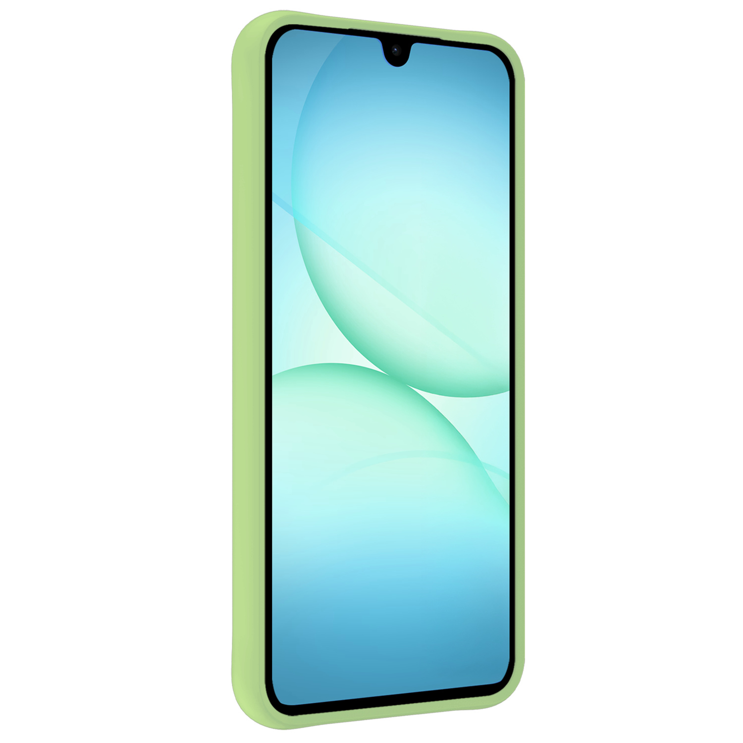 Forterra Forterra Samsung Galaxy A17 Hoesje Siliconen Met Screenprotector - Groen
