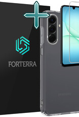 Forterra Forterra Samsung Galaxy A17 Hoesje Siliconen Met Screenprotector - Transparant