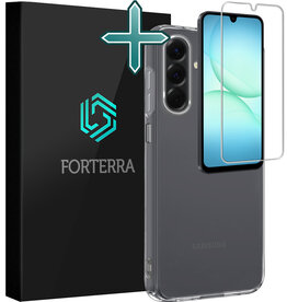 Forterra Forterra Samsung Galaxy A17 Hoesje Siliconen Met Screenprotector - Transparant