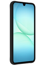 Forterra Forterra Samsung Galaxy A17 Hoesje Siliconen Met Screenprotector - Zwart