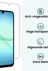 Forterra Forterra Samsung Galaxy A17 Hoesje Siliconen Met 2x Screenprotector - Donkergroen