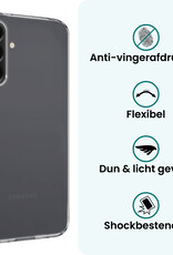 Forterra Forterra Samsung Galaxy A17 Hoesje Siliconen Met 2x Screenprotector - Transparant