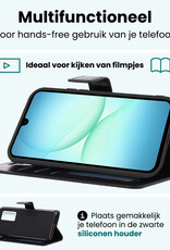 Forterra Forterra Samsung Galaxy A17 Hoesje Bookcase - Zwart