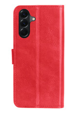 Forterra Forterra Samsung Galaxy A17 Hoesje Bookcase Met Screenprotector - Rood