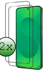 BASEY. BASEY. Samsung Galaxy S25 FE Screenprotector Glas Full Cover - 2 PACK