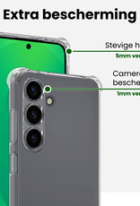 BASEY. BASEY. Samsung Galaxy S25 FE Hoesje Shockproof Met 2x Screenprotector