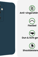 BASEY. BASEY. Samsung Galaxy S25 FE Hoesje Siliconen - Donkerblauw