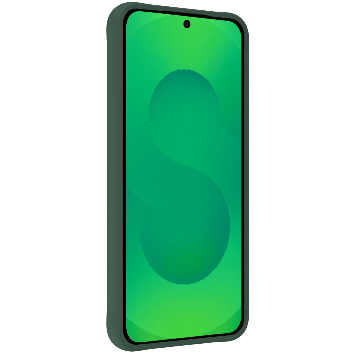 BASEY. BASEY. Samsung Galaxy S25 FE Hoesje Siliconen - Donkergroen - 2 PACK