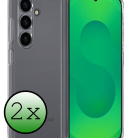 BASEY. BASEY. Samsung Galaxy S25 FE Hoesje Siliconen - Transparant - 2 PACK