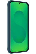 BASEY. BASEY. Samsung Galaxy S25 FE Hoesje Siliconen Met Screenprotector - Donkerblauw